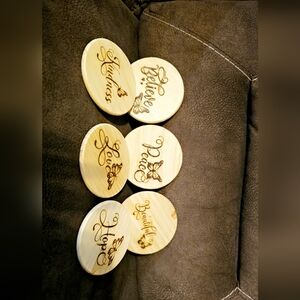 Wooded coasters